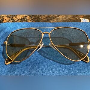 Womens Adidas Aviator Sunglasses Gray/Silver